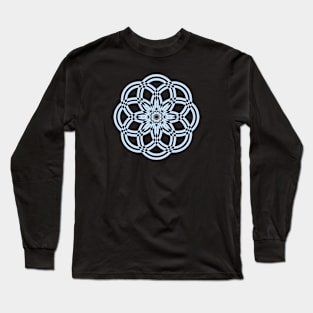 Abstract flower lines artwork Long Sleeve T-Shirt